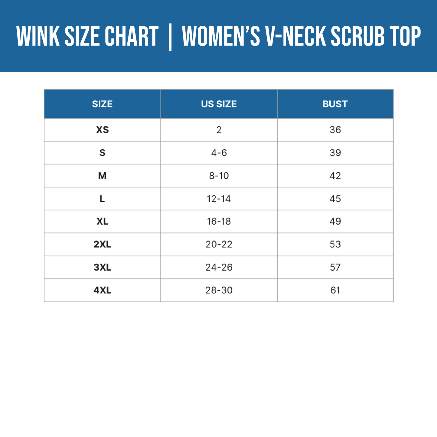 WINK | V-Neck Women's Scrub Top