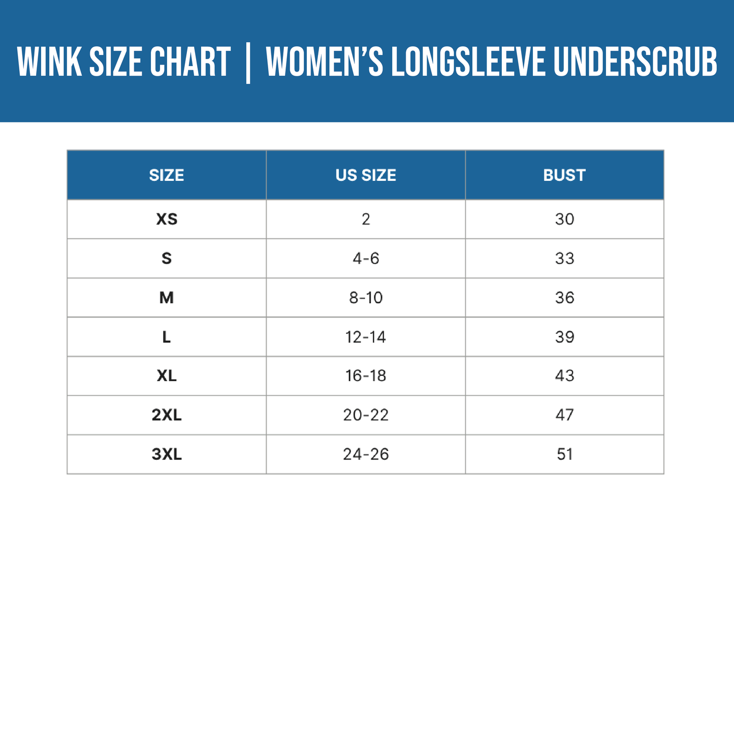 WINK | Women's Longsleeve Underscrub