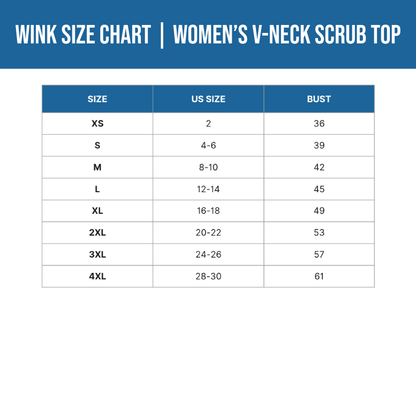 WINK | V-Neck Women's Scrub Top
